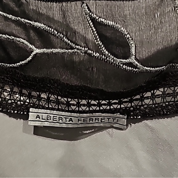 Alberta Ferretti silk tank top size 8 - Picture 3 of 5